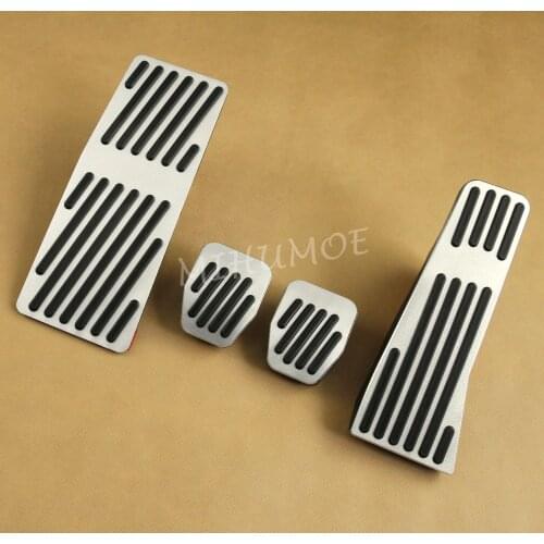 4PCS MT Footrest Clutch Gas Brake Pedal Cover Kits For 2019 2020 Mazda 3 BP CX-30 DM