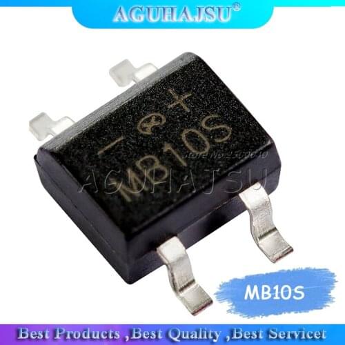 50pcs MB10S 0.5A/1000V SOP4 integrated circuit