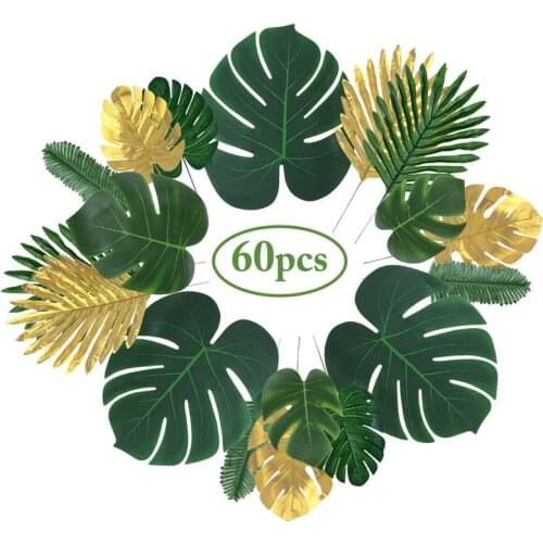 60Pcs/Set Lifelike Artificial Leaf Decor Creative Fake Leaf Artificial Plant For Party Photography Props Home Decor Accessories