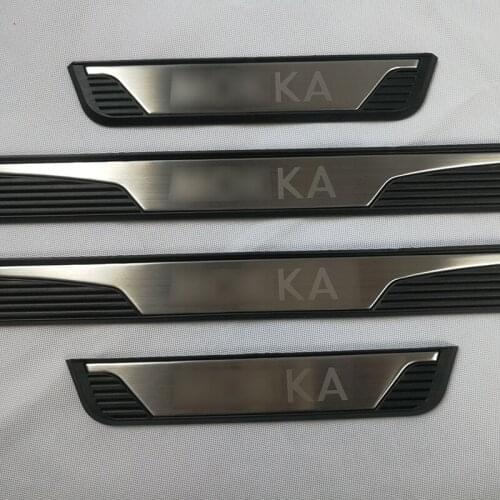 Car Accessories Door Sill Scuff Plate Protectors Trim Kick Guard Pedal For Opel Mokka X 2014-2020