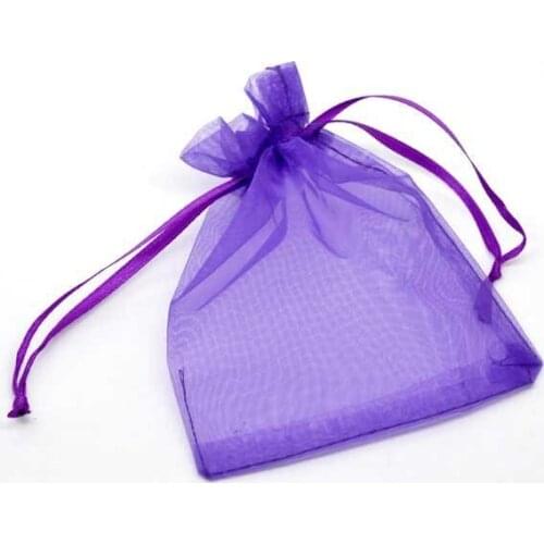 Free shiipng!!!!500pcs/lot mixed color 9*12cm Organza Wedding Gift Bags&Pouches
