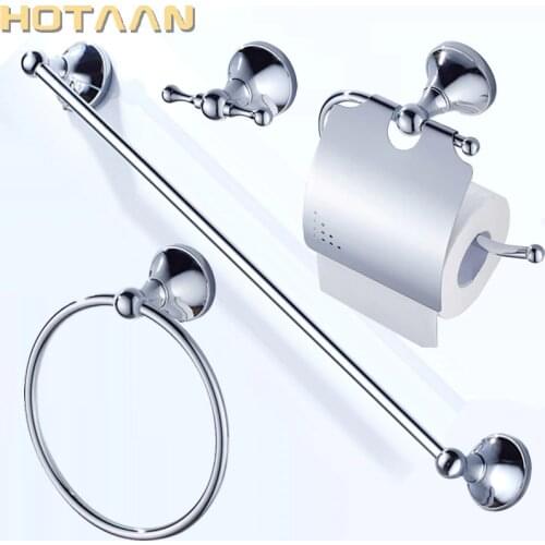 Free shipping,Brass Bathroom Accessories Set,Robe hook,Paper Holder,Towel Bar,Towel Ring,bathroom sets,chrome HT-813500-C-A
