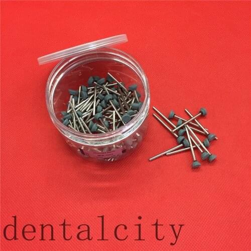 100PCS Dental Gravel Ceramic Polishing burs Assorted Mounted Point FG Burs Polisher Green Hot Sale