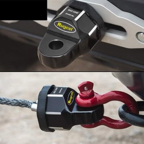 Winches hook Off-road modified trailer hook connector car winch hook aluminum head rope guide winch rope guide