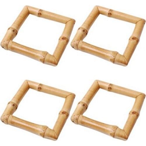 Hot Wood Bamboo Napkin Rings Set Of 4 Handmade Rattan Natural Napkin Holder Rings Table Decorations