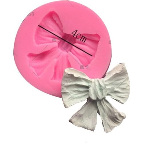 Cartoon Crown Tie Silicone Fondant Cake Mold Cupcake Jelly Candy Chocolate cake Decoration Baking Tool Moulds