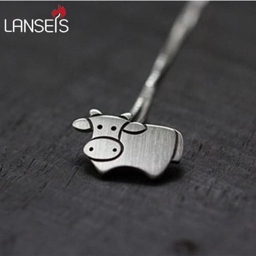 Lanseis10pc Handmade Ox Pendant, cute women Lovely Ox Pendant Anniversary Birthday Christmas jwelry Gift