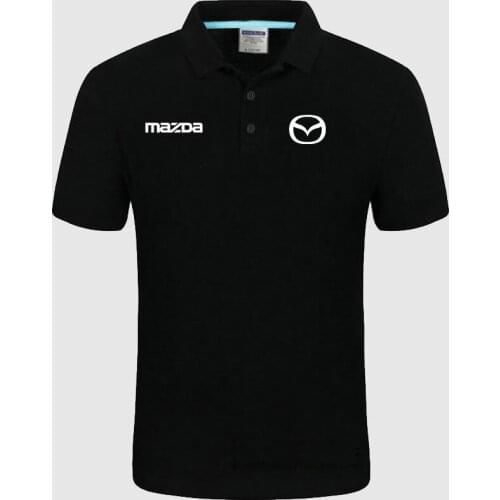 Summer New Fashion quality logo Mazda logo Polo classic brand Men Polo Shirt Men Casual solid Short Sleeve cotton polos