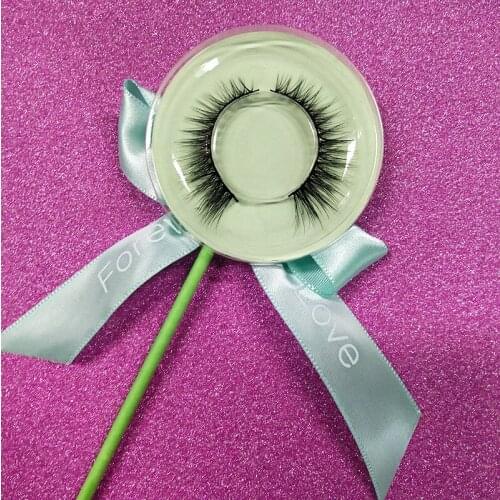 Seashine 10 pair Hot Style High quality Mink Eyelash With Colorful Lollipop Package Real Mink Eyelashes Free Shipping