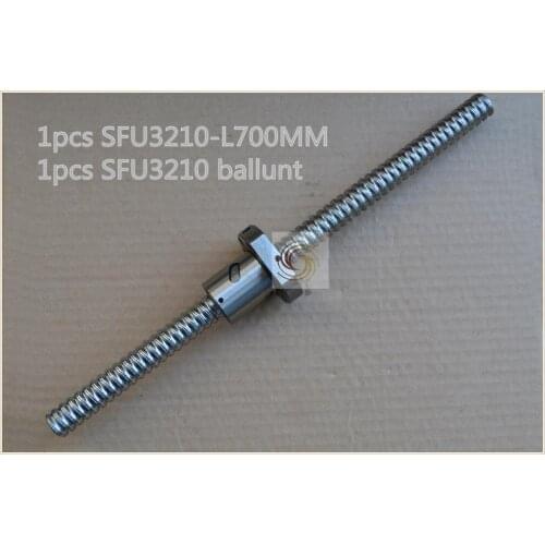 Diameter 32mm ball screw SFU3210 length 700mm plus RM3210 ball nut CNC DIY Carving machine 1pcs