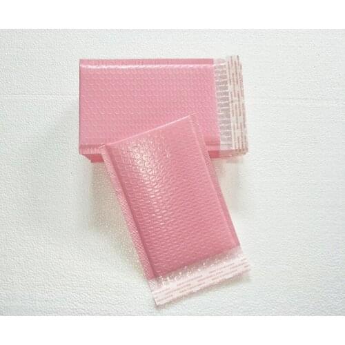 Light Pink 130*200mm Usable space Poly bubble Mailer envelopes padded Mailing Bag Self Sealing [25pcs]