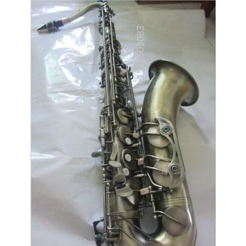 Tenor Saxophone Free shipping instrument saxophone Wire Drawing Bronze Copper Professional B Mouthpiece Tenor Sax saxophone