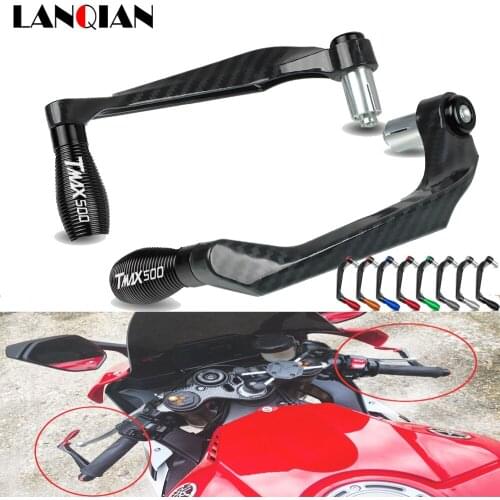 Motorcycle Universal 22MMCNC Aluminum Handlebar Protector Brake Clutch Lever Guard Protector For Yamaha T MAX500 T max500 Max500