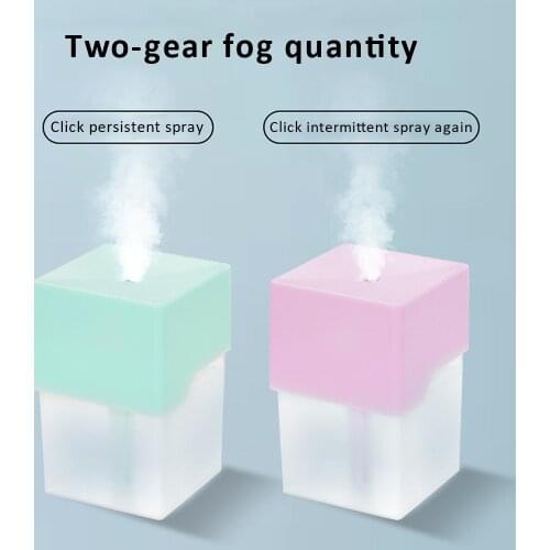 600ml /220ml Air Humidifier USB Essential Oil Diffuser Car Purifier Aroma Anion Mist Maker for Home Car with LED Night Lamp