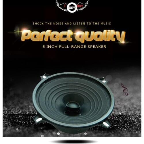 2pcs/lot High End Hifi Stereo Speaker 5.25 Inch 100W 8Ohm Acoustic Stage 5" Loud Speaker Dual Cone Full Range Shipping Free