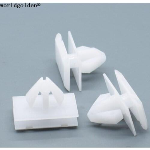 Worldgolden 100pcs auto fasteners Door Moulding Clip for GM 15127746 Buick Terraza, Chevrolet Uplander