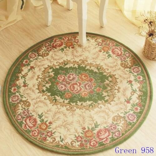 European-style garden flowers Jacquard Mats,area rug,the carpet in the living room