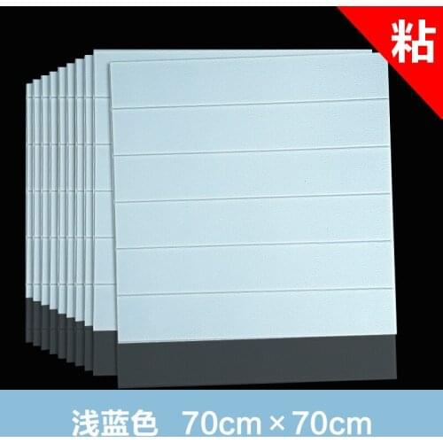 10pcs Home Decor 3D Wood Grain Wall Stickers Paper Brick Stone Wallpaper Rustic Effect Self-adhesive Bathroom Kitchen Stickers