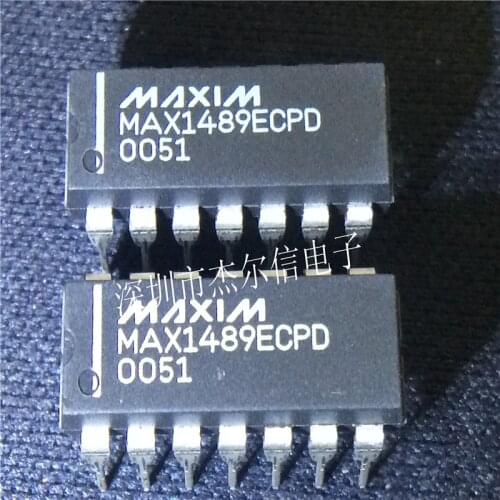 100% New&original MAX1489ECPD MAX1489 DIP-14 In Stock