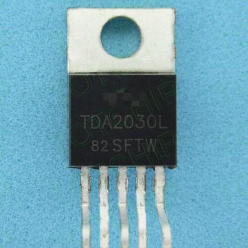 10pcs TDA2030L TO220B-5 Audio amp 14W