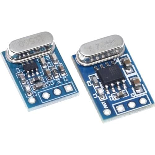 1Set 2Pcs 433MHZ Wireless Transmitter Receiver Board Module SYN115 SYN480R ASK/OOK Chip PCB for arduino