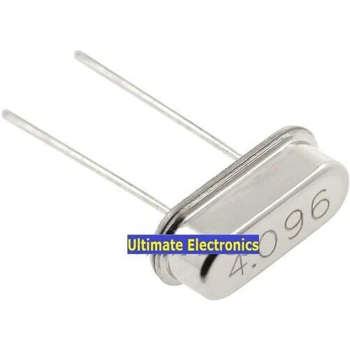 40pcs Passive crystal HC-49S 4.096MHZ 4.096M Crystalline DIP 2feet