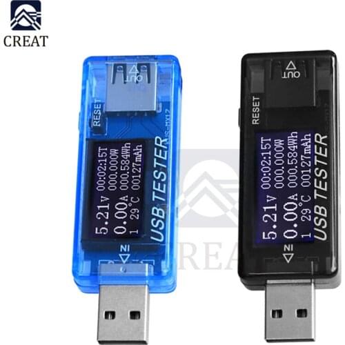 8 in1 QC2.0 3.0 4-30v Electrical Power USB Capacity Voltage Tester Current Meter Monitor Voltmeter Ammeter