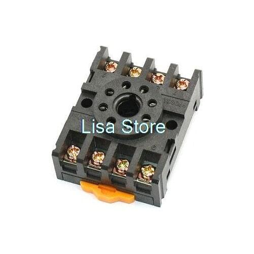 AC 300V 12 Amp JTX-2C JQX-10F Power Relay 8-Pin Socket Holder Base PF083A