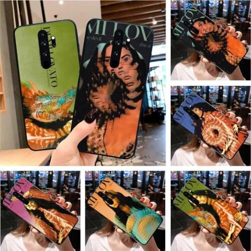 NBDRUICAI DEMI LOVATO DANCING WITH THE DEVIL Phone Cases for Redmi 9A 8A 7 6 6A Note 9 8 8T Pro Max Redmi 9 K20 K30 Pro