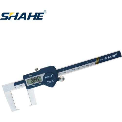 SHAHE 0.01 mm 150 mm Digital outside groove caliper With Flat point Outside Grooves Stainless Steel Vernier Caliper
