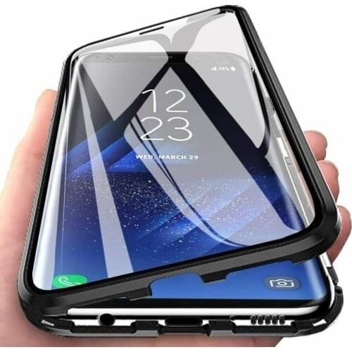 Coque Magntique Verre Tremp AVANT+ARRIRE For iPhone SE 11 Pro Max Xs X XR 8 7 6