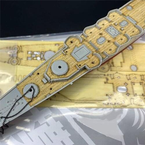 1/700 Scale Wooden Deck & Anchor Chain for Trumpeter San Francisco 1944 Model Ship DIY Kits