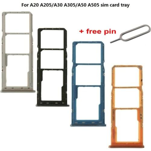 OEM SIM Card Tray Holder Replacement + Free Eject Pin For Samsung Galaxy A20 A205/A30 SM-A305/A50 A505