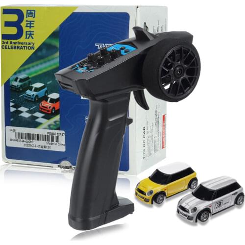 Turbo Racing RTR 1/76 Two RC Cars 3rd Anniversary Version Mini Full Proportional Kids Toys Electric Vehicle Off Road