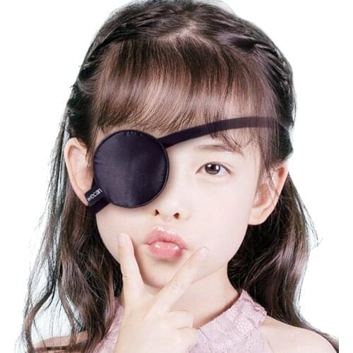Double Side Silk Medical Eyes Patches Occluder for Children Treat Kids Amblyopia Traniing Eyemasks Orthoptic Corrected Blindfold