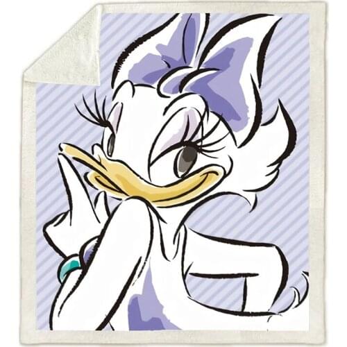 Disney Flannel Blanket Cartoon3D Blanket Super Warm Soft Blankets Throw on Sofa/Bed/ Travel Patchwork Bedspread Decor