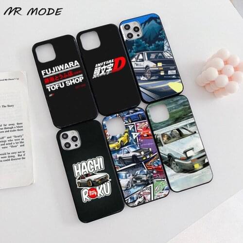 Initial D Anime AE86 Phone Case for iPhone 11 12 pro XS MAX 8 7 6 6S Plus X 5S SE 2020 XR Soft silicone Cover Shell
