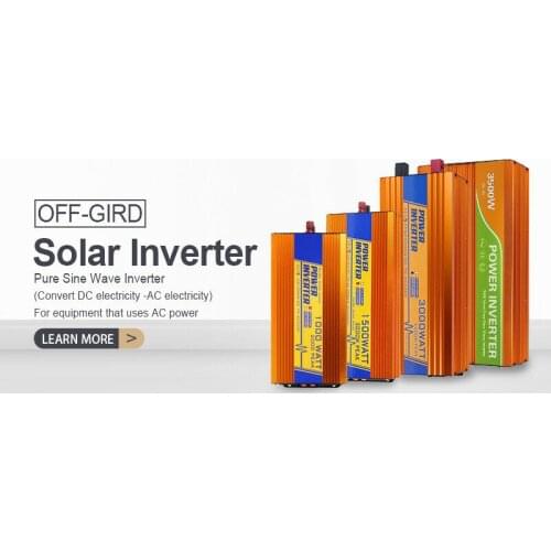ECO-WORTHY Off Grid Inverter 600W1000W1500W3500W Pure Sine Wave High Efficiency