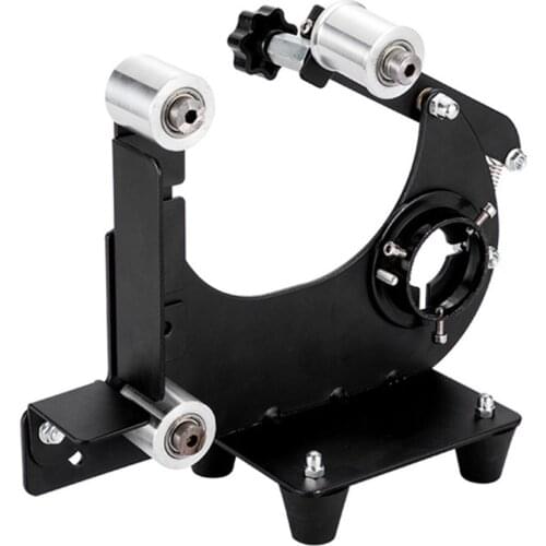 KKmoon Belt Sanding Machine Rack for Angle Grinder Small Belt Sander Attachment Sanding Belt Adapter with 5pcs Sanding Belts