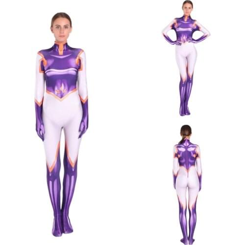 My Hero Academia mt lady Cosplay Costume AllMight Zentai Bodysuit Suit 3D printing Anime Jumpsuit halloween costumes for women