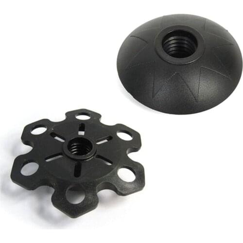 Outdoor Climbing Trekking Pole Tips Snow Flake Mud Ski Basket Walking Stick Basket Cap Guard Replacement Hiking Accessory NEW