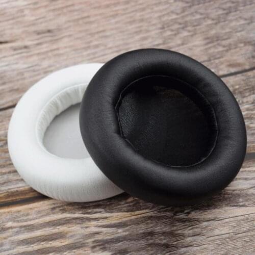 Bluelans Ear Pads Dust-proof Protein Faux Leather Elastic Headphone Earmuff for ATH-SJ33/SJ55/ES7/ESW9