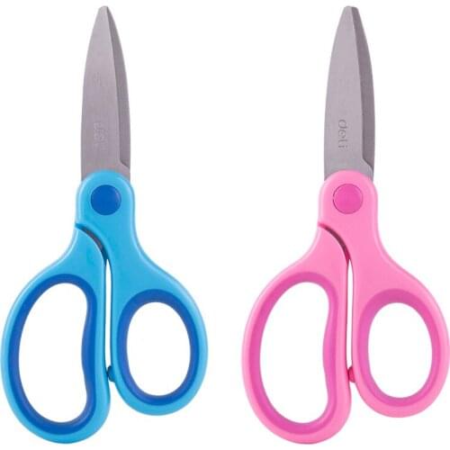 Scissors 6074 Childrens Scissors Safety Kindergarten hand with sheathed scissors safety scissors small scissors