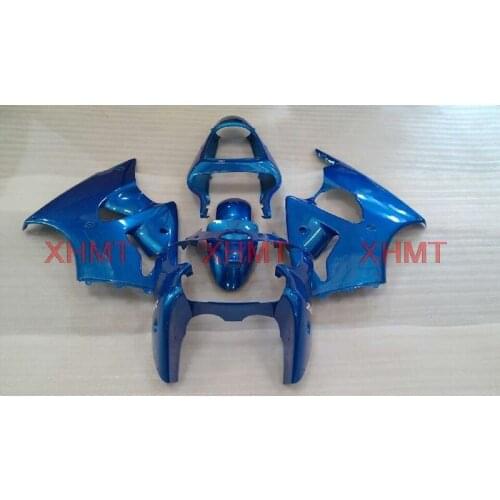 For ZX6r 636 2000 - 2002 Fairing 636 ZX-6r 02 Abs Fairing for Kawasaki ZX6r 00 light Blue Abs Fairing
