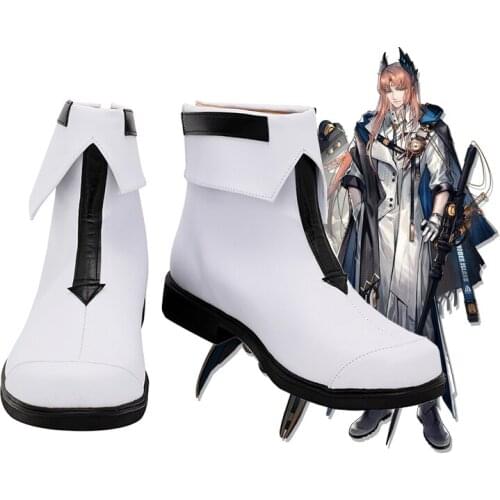 Game Arknights Passenger Cosplay Wig Passenger Cosplay Shoes Boots Halloween Carnival Accessories