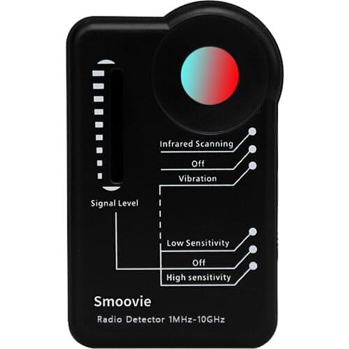 Radio Detector Multifunctional Wireless Broadband Signal Detector RF Bug Detector Security Pinhole Camera Finder Detector