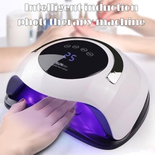 Handheld Gel UV Light LED Nail Lamp Nail Polish Dryer Smart Sensing for Nails Art 120W SSwell