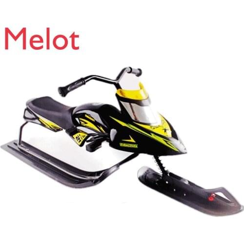 Sled Childrens Motorcycle without Power with Brake Sledge Grass Skiing Car Snowboard Snow Sledge