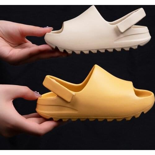 2021 Slippers For Boy Girl Home Sandals Summer Toddler Flip Flops Soft Bottom House Indoor Slippers Beach Love Kids Shoes