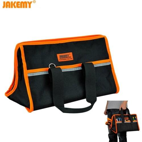 JAKEMY Multifunction Oxford Cloth Tool bags Waterproof Storage Pocket Tools Pouch Portable Wear-resistant Repair Tool Bag